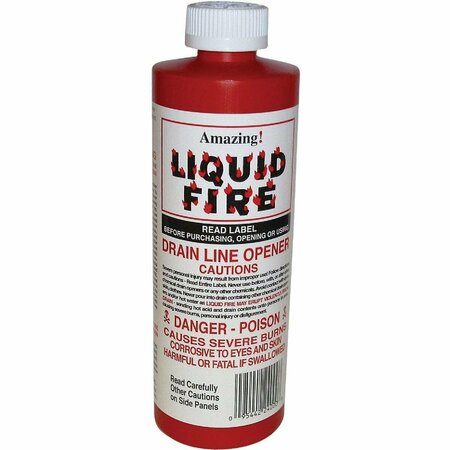 LIQUID FIRE 16 Oz. Drain Opener LF-P-24